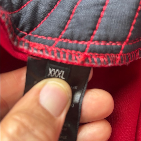 Balmain Red Quilted Joggers ( New ) - Picture 5 of 11